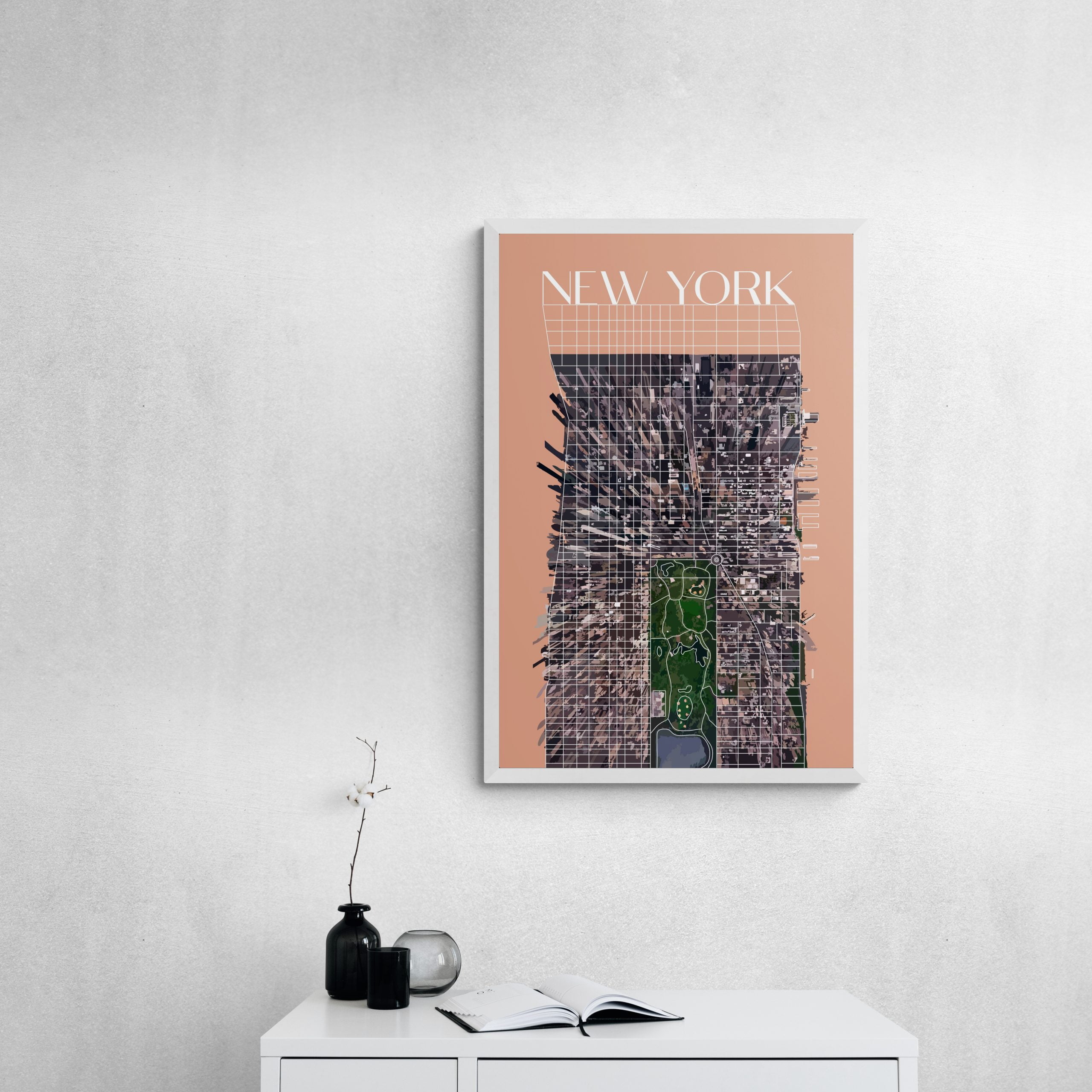 NY Map No.2 - Görsel 2